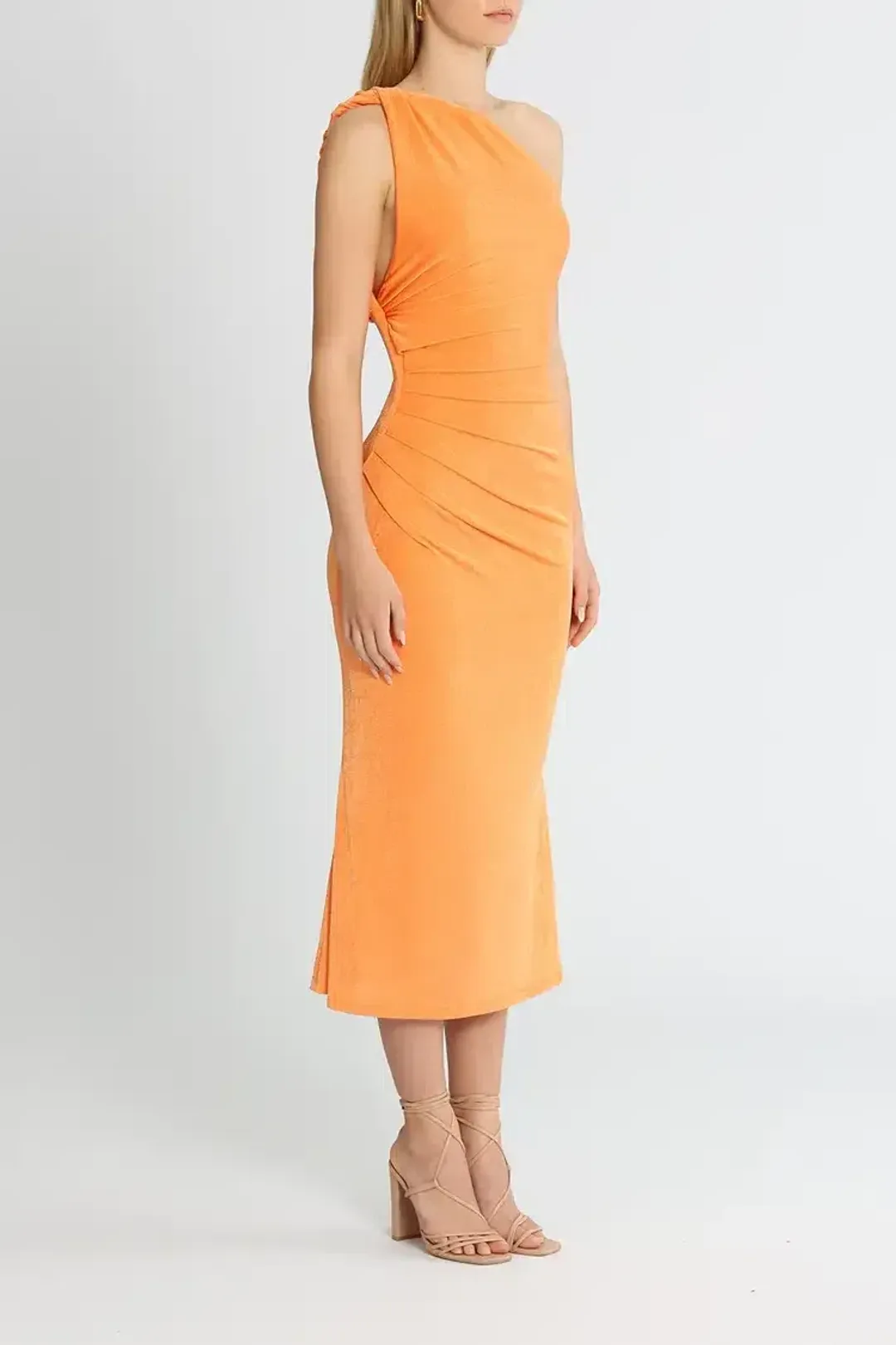 MISHA Dune Dress Orange Size 14 for rent on The Volte - main image