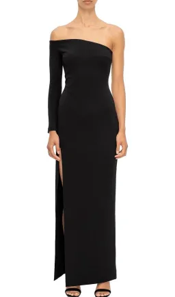 Solace London Palmer One Shoulder Maxi Dress in Black Size 12 for rent on The Volte - image 5