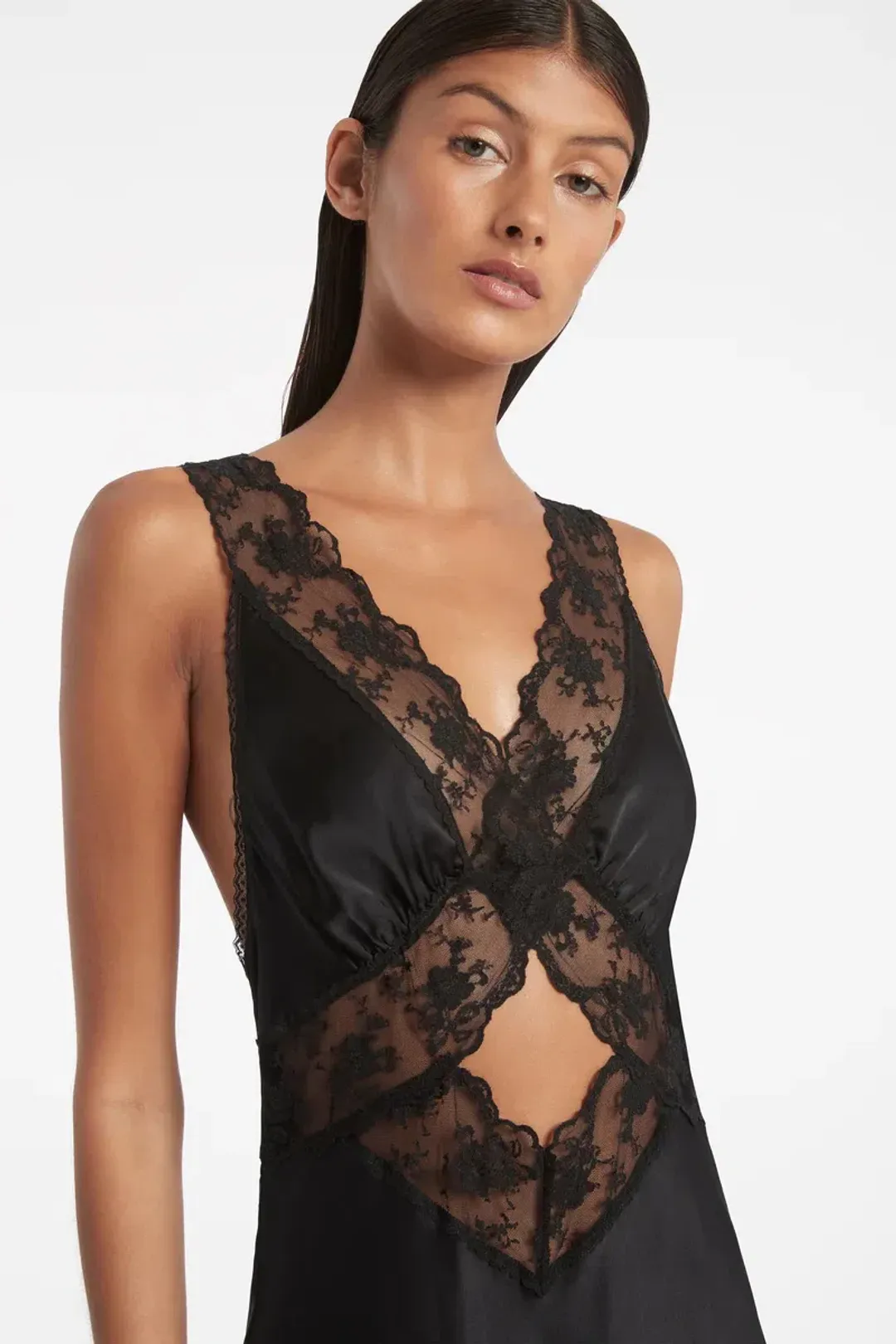 Sir the Label Aries Cut Out Gown Black Size 1 / AU 8 for rent on The Volte - main image