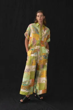 Alemais Jerome Cuffed Pant Multi Size AU 12 for rent on The Volte - image 1