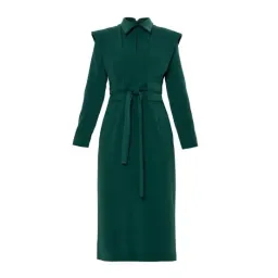Julia Allert Fashion Fitted Midi Dress Green Size 10 for rent on The Volte - image 3