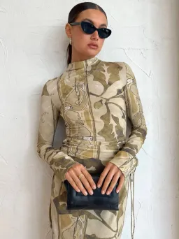 Camilla and Marc Khya Printed Midi Dress Size 10 for rent on The Volte - image 2