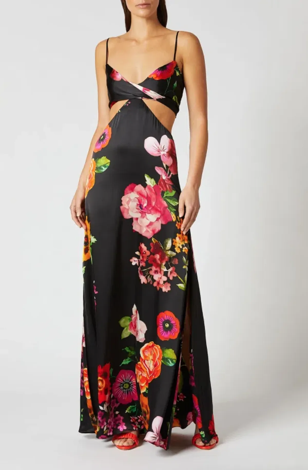 Scanlan and Theodore Silk Floral Print Dress Floral Size AU 12 - Image 3