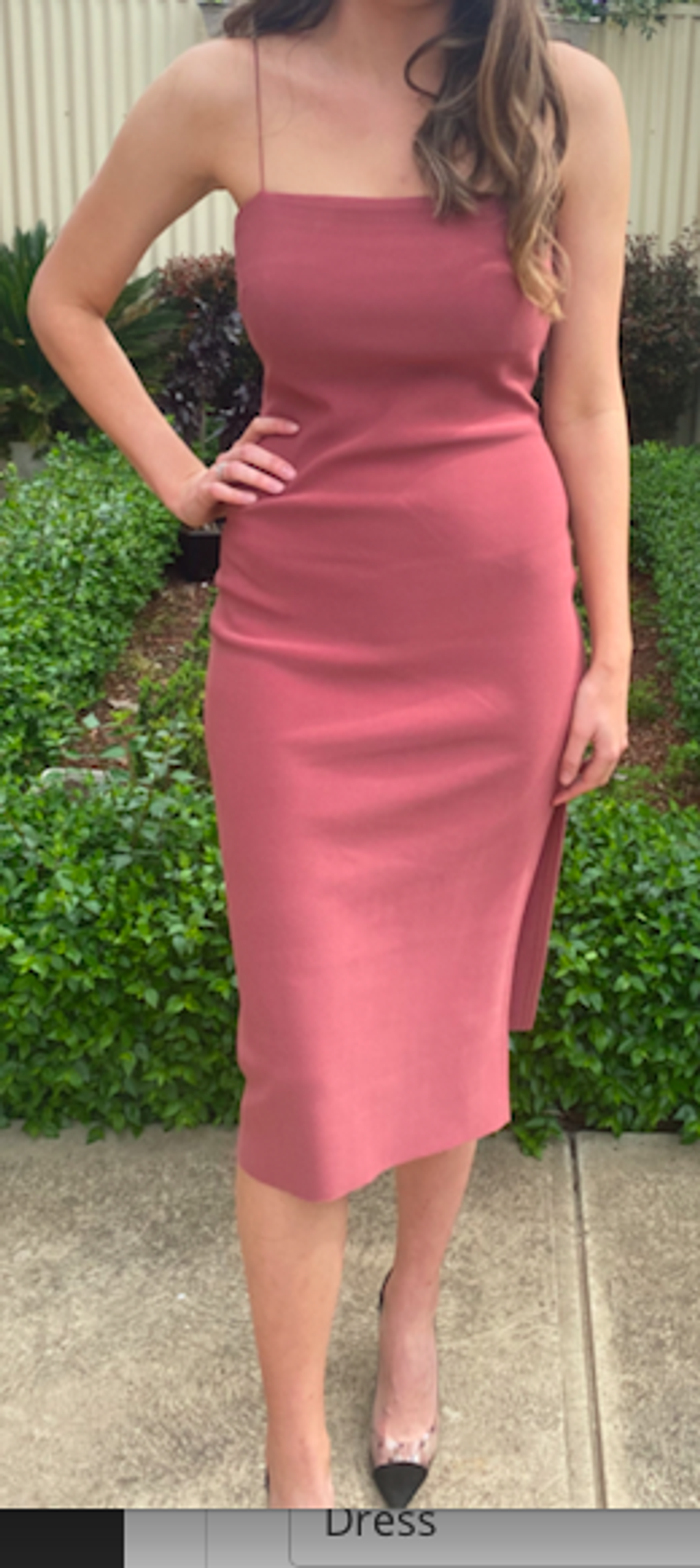 Bec and Bridge Burgundy Split dress size 12 for rent on The Volte - main image