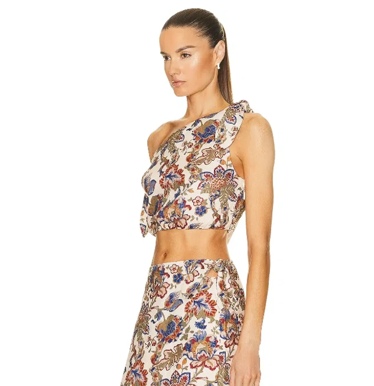 Sir the Label Bettina Tie Crop Top Floral Size 1 / AU 8 - Image 3