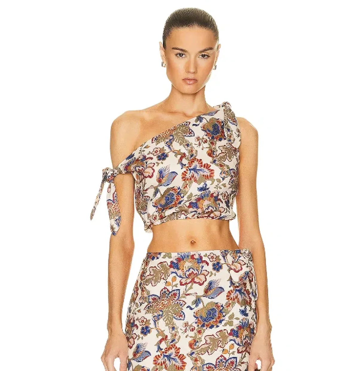 Sir the Label Bettina Tie Crop Top Floral Size 1 / AU 8 - Image 2