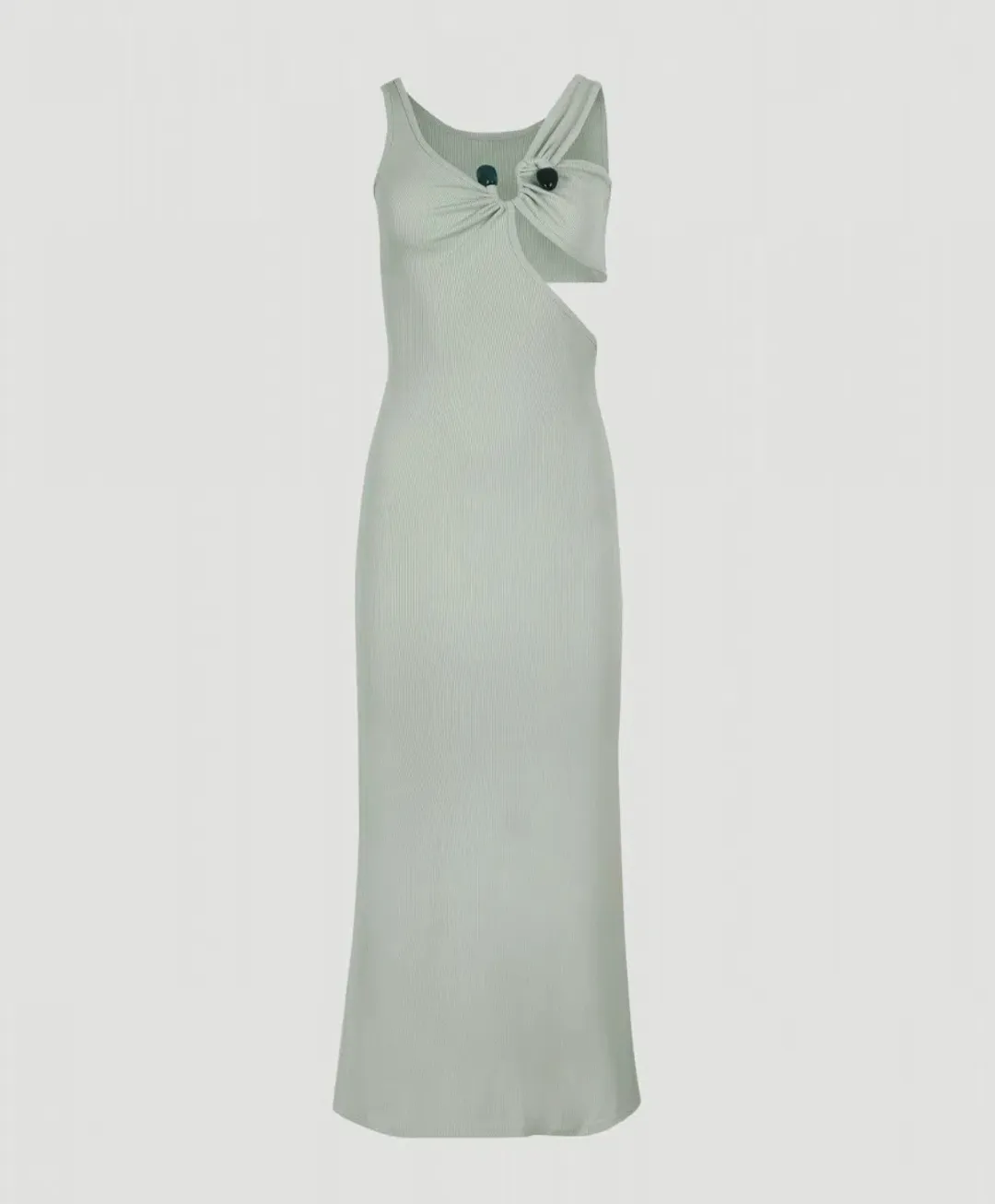 Christopher Esber Disconnect S Buckle Split Dress Mint Size 8 for rent on The Volte - main image