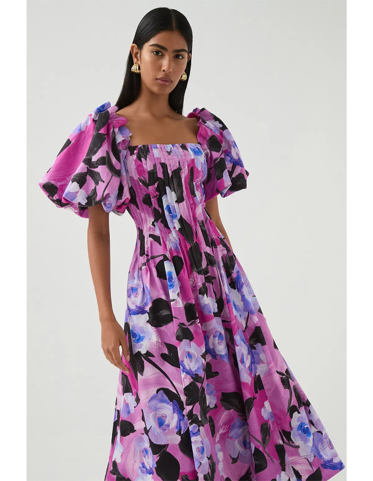 Aje Francesca Midi Dress Purple Size 8 - Image 2