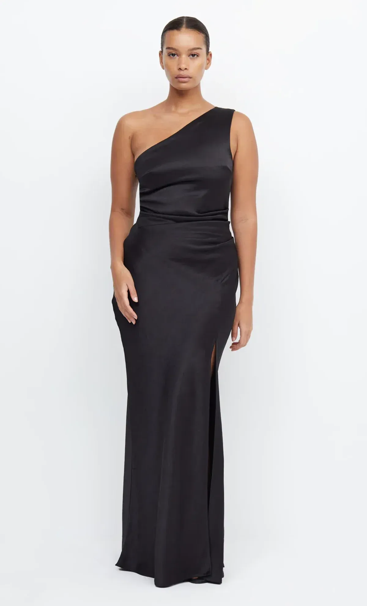 Bec & Bridge Dreamer Asym Maxi Dress in Black Size 10 - Image 3
