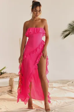House of CB Sarina Dress Pink Size M/AU 10 for rent on The Volte - image 1