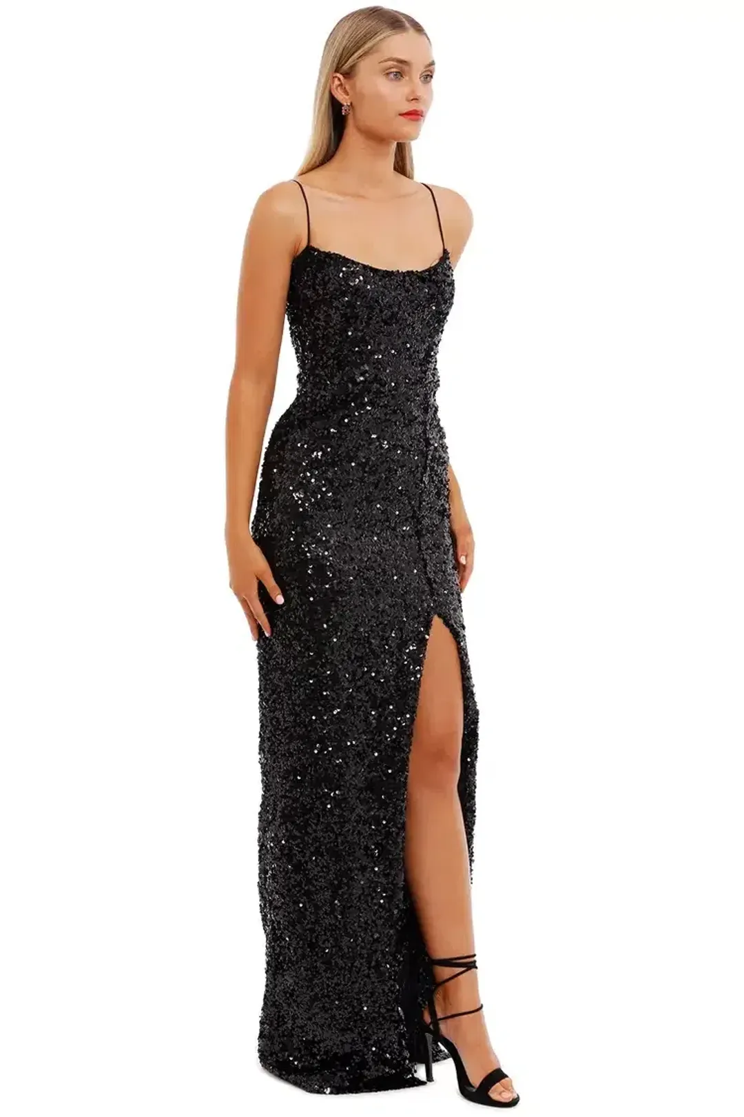 Nookie Confetti Gown Black Size 12 for rent on The Volte - main image