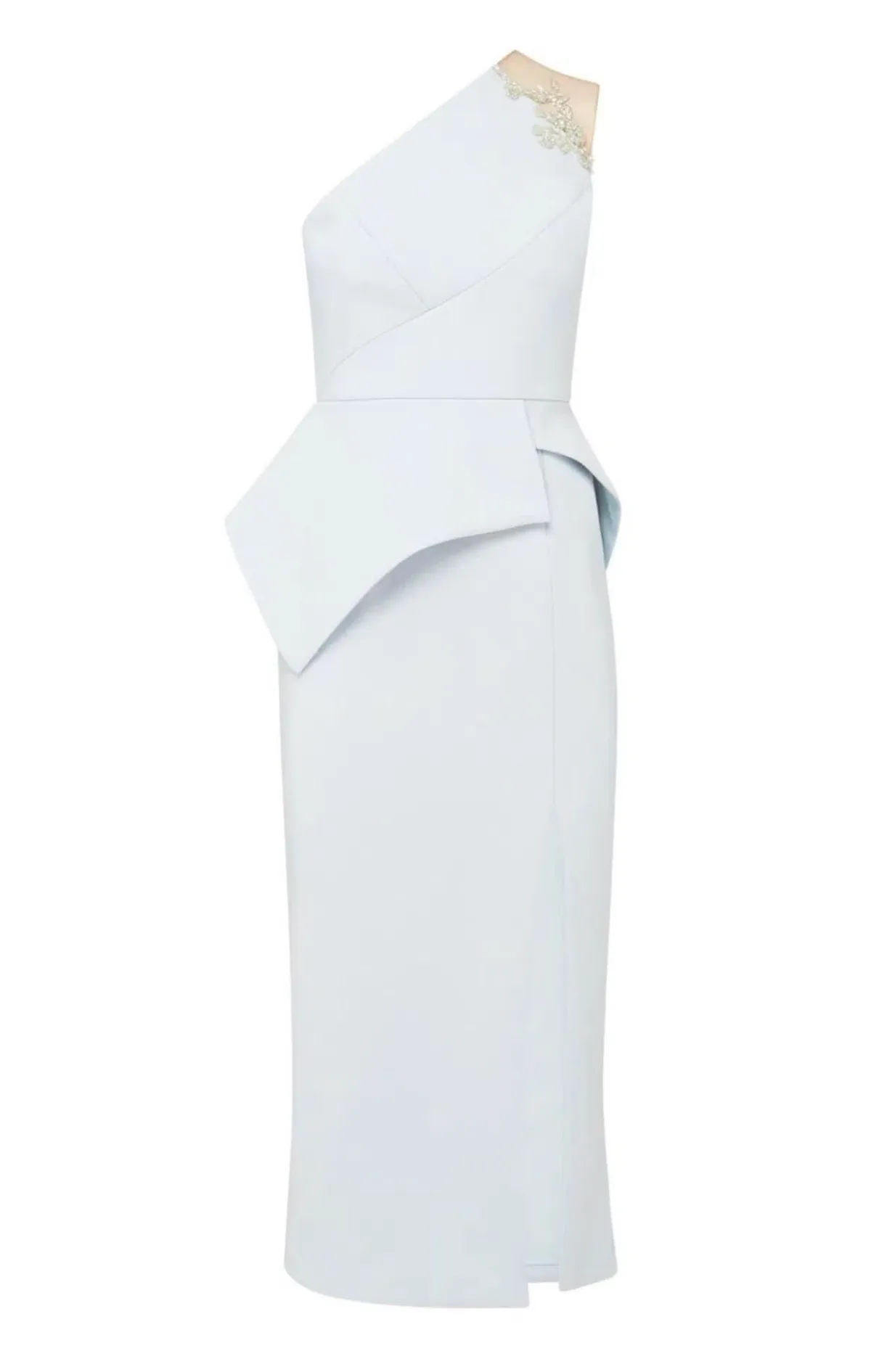 Rachel Gilbert Juno One Shoulder Midi Dress White Size 0 / AU 6 - Image 1