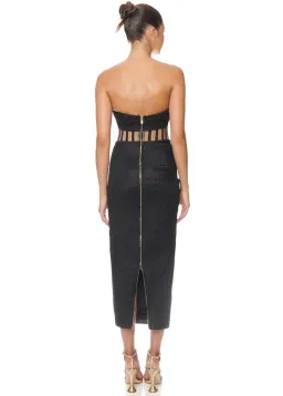 Eliya The Label Zariah Midi Dress Black Size 6 for rent on The Volte - image 2