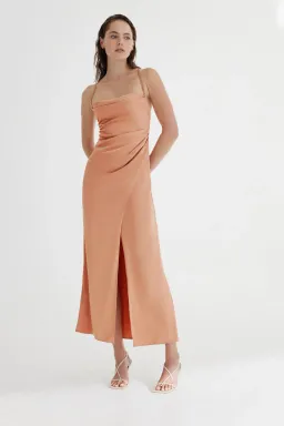 Significant Other Amelie Dress Caramel Size 6 for rent on The Volte - image 1
