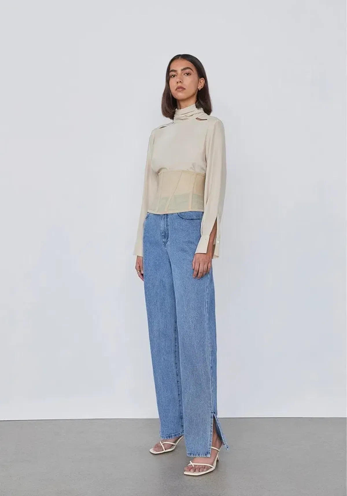 Viktoria and Woods Sistine Corset in Nude/Tan Size 4 - Image 2