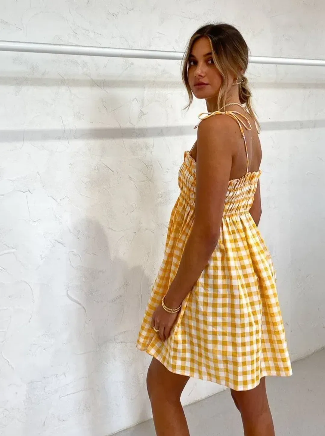 Steele Ayanna Mini Dress in Papaya Size M/Au 10 for rent on The Volte - main image