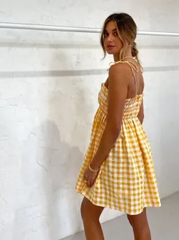 Steele Ayanna Mini Dress in Papaya Size M/Au 10 for rent on The Volte - image 3