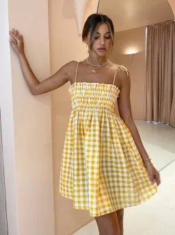 Steele Ayanna Mini Dress in Papaya Size M/Au 10 for rent on The Volte - image 2