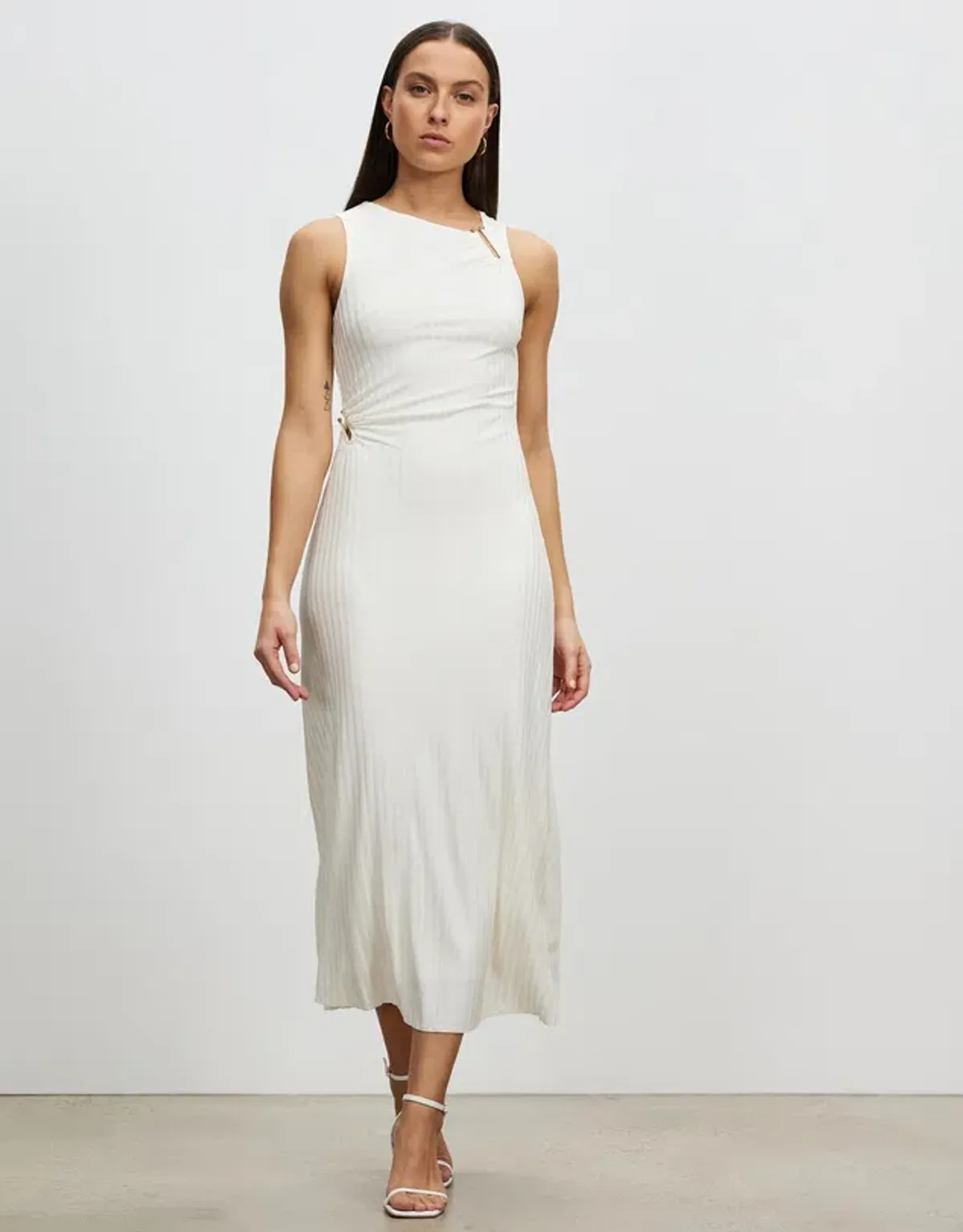 Lover Meadow Midi Dress White Size 6 - Image 3