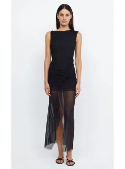 Bec & Bridge - The Julien Asym Maxi Dress Black - Size AU 6 for rent on The Volte - image 1