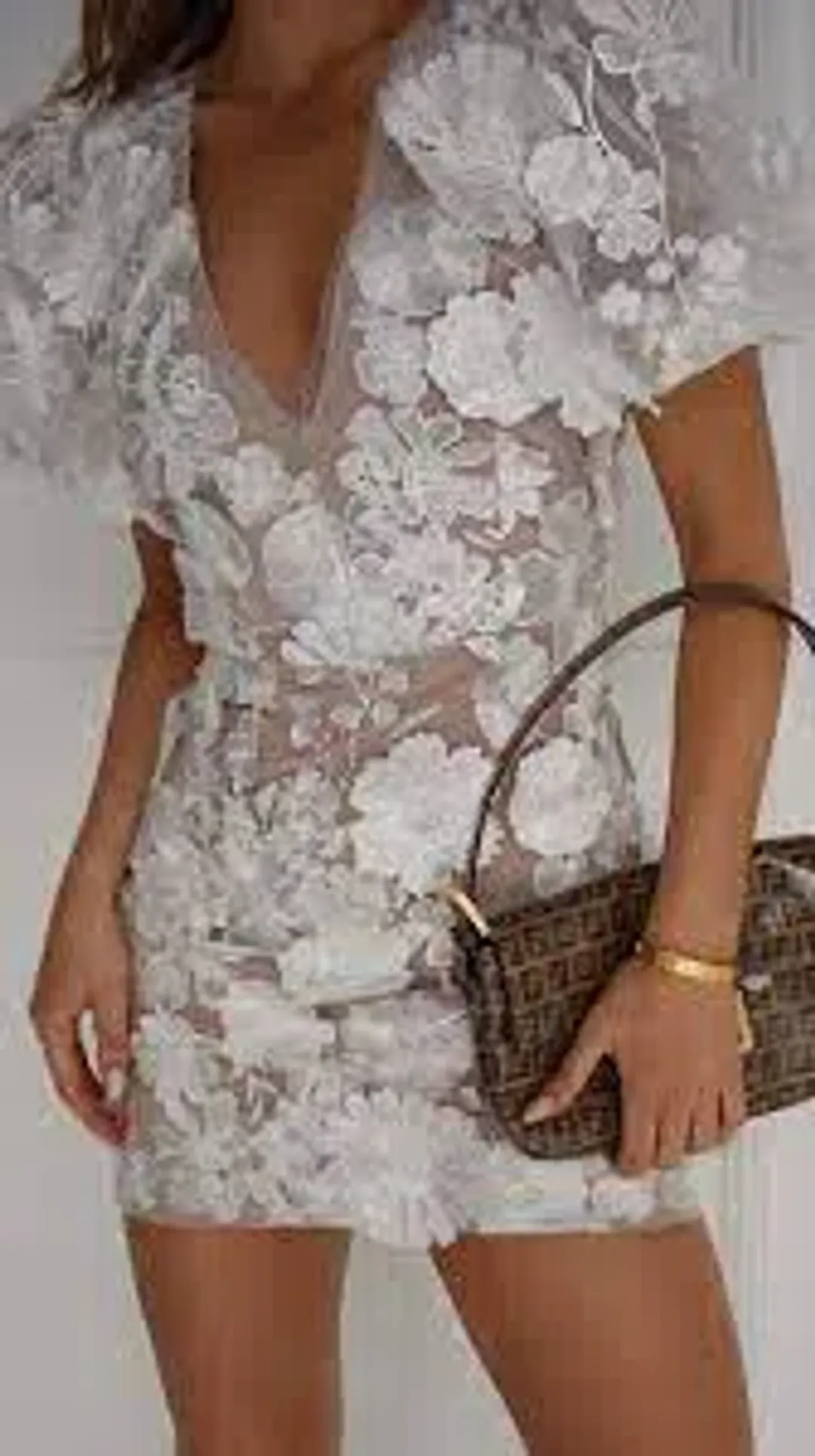 Elliat - Zayla Dress White - Size 12 for rent on The Volte - main image