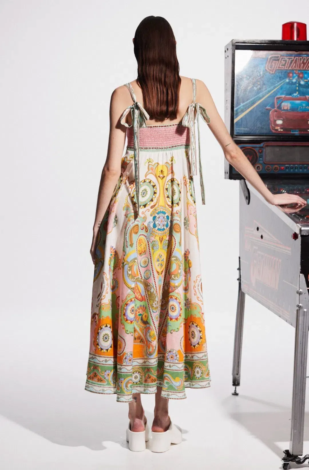 Alemais - Pinball Sundress - Size 14 for rent on The Volte - main image