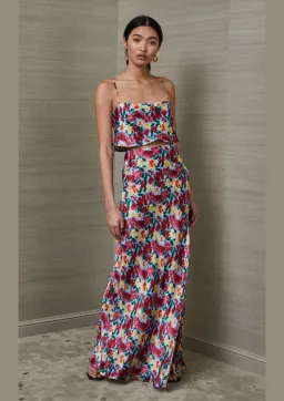 Bec & Bridge Lucette Crop Top and Midi Skirt Set Floral Size 14/8 for rent on The Volte - image 1
