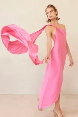 Cult Gaia Trysta Dress Rosado Pink Size S / Au 8 for rent on The Volte - image 2