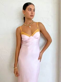 Bec & Bridge Joelle Maxi Dress Pink Size 8 for rent on The Volte - image 2