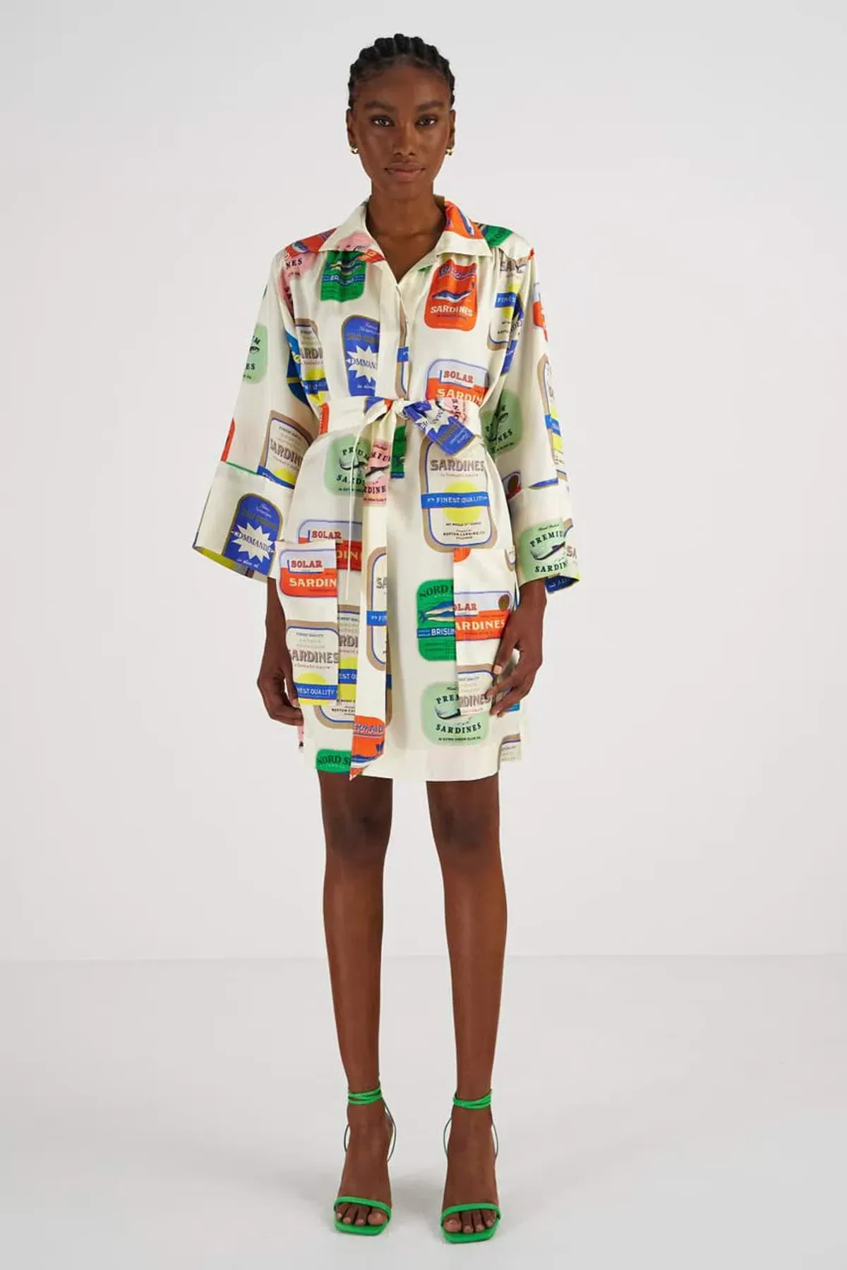 Oroton Sardinia Print Tunic Dress Size 14 - Image 1