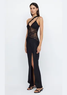 Bec & Bridge Ria Asym Maxi Dress Black Size 8 for rent on The Volte - image 2