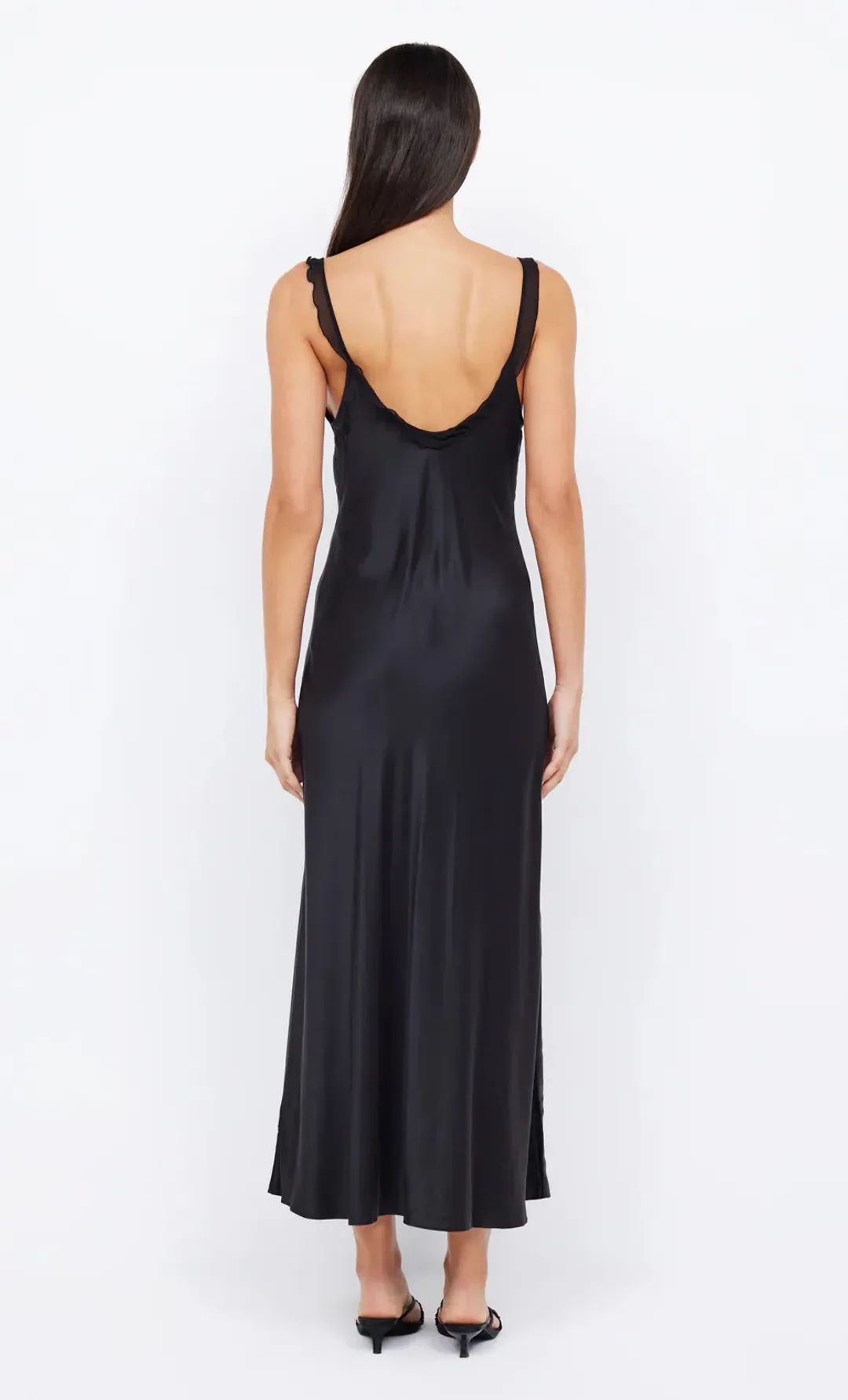 Bec & Bridge Archer Midi Dress Black Size AU 6 for rent on The Volte - main image