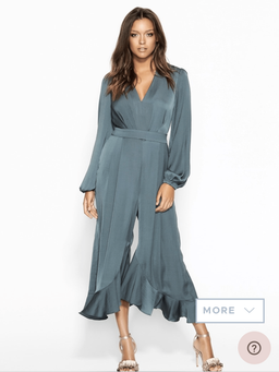 Sheike oxford jumpsuit grey blue 6 for rent on The Volte - image 1