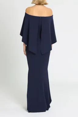 Pasduchas Composure Gown Anchor Blue Navy Size 12 for rent on The Volte - image 3