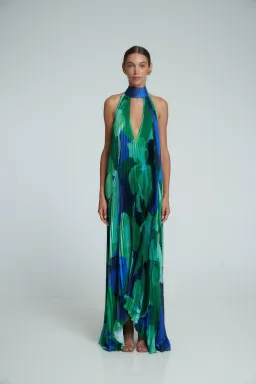 L’idee Opera Gown Capri Green Size AU 12 for rent on The Volte - image 1