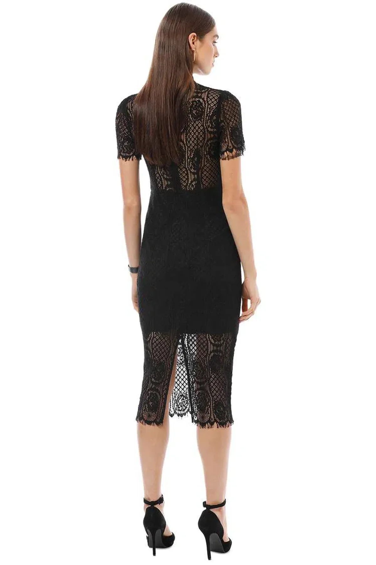 Mossman Making The Connection Dress Black Size 10 - Image 2