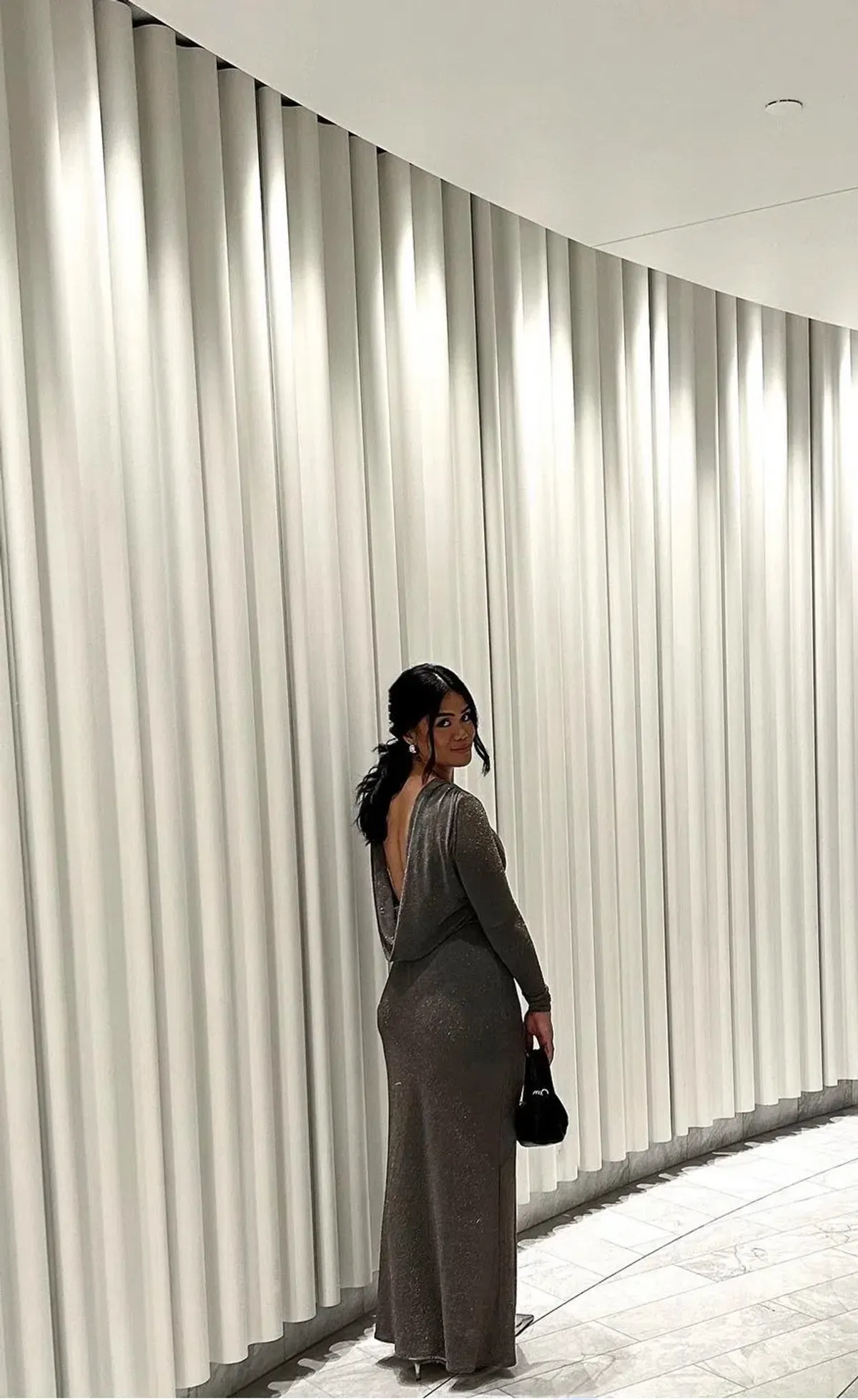 Arcina Ori Jen Dress Cool Grey Size 12 - Image 3