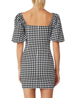 Bec & Bridge Check It Out Mini Dress Print Size 8 for rent on The Volte - image 3