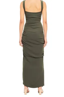 Paris Georgia Raf Dress in Seaweed Size 8 for rent on The Volte - image 3