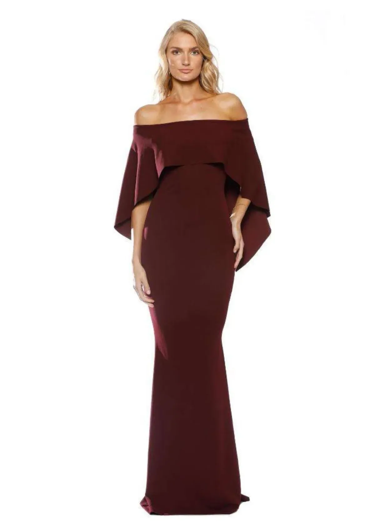 Pasduchas Composure Gown in Wine Size 6 - Image 1