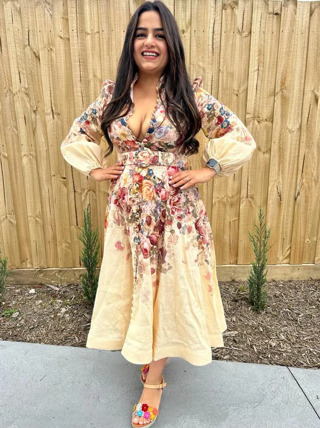 Zimmermann Luminosity Buttoned Midi Size 2 / AU 12 for rent on The Volte - main image