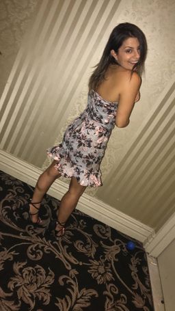 Les Inferno Strapless Mini for rent on The Volte - image 2