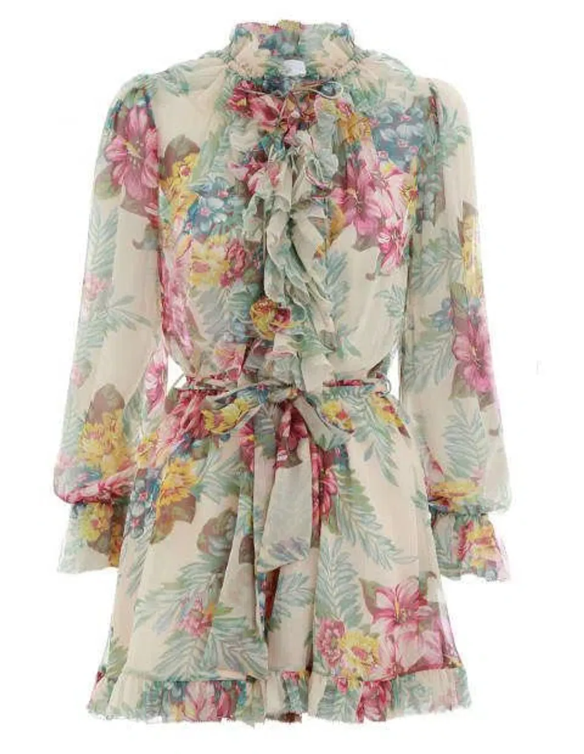 Zimmermann Kali Playsuit Floral Size 0 / AU 8 - Image 2