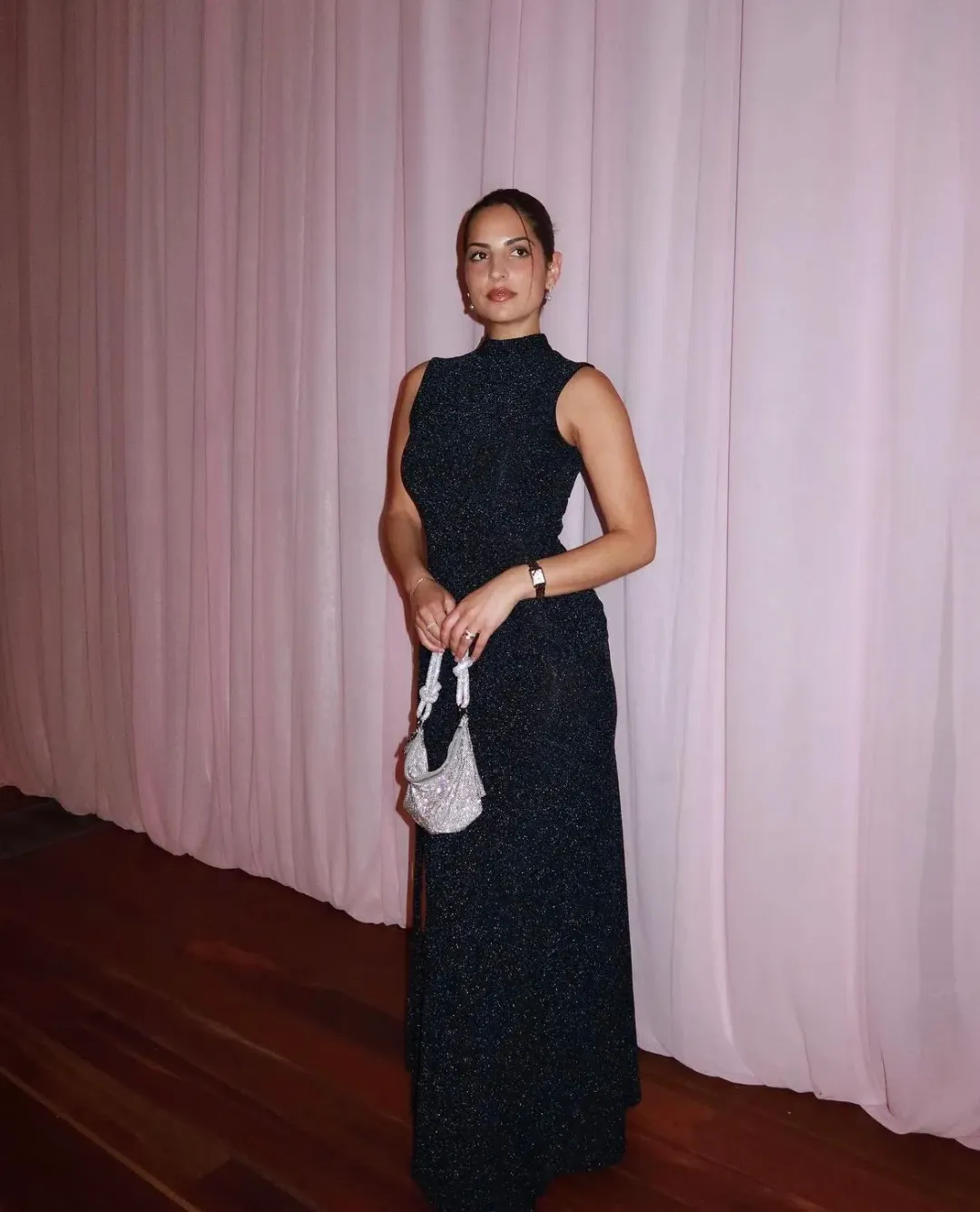 Arcina Ori Monica Dress Midnight Blue Size S / AU 8 for rent on The Volte - main image