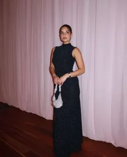 Arcina Ori Monica Dress Midnight Blue Size S / AU 8 for rent on The Volte - image 10