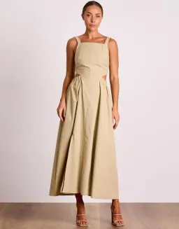 Pasduchas Blair Midi Dress Green Size 14 for rent on The Volte - image 1