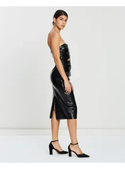Bec & Bridge Finn Midi Dress Black Size AU 6 for rent on The Volte - image 3