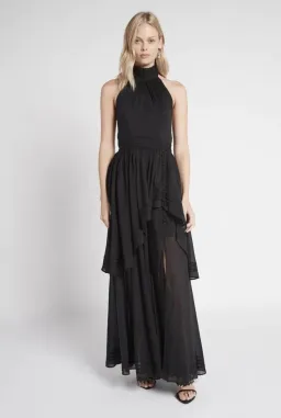 Aje Bungalow Sienna Dress Black Size 6 for rent on The Volte - image 1