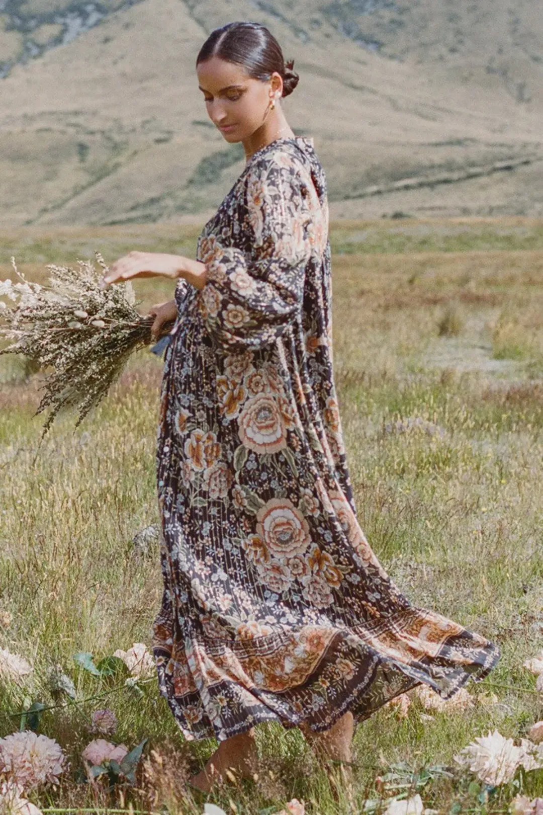 Spell Mystic Gown Nightfall Print Size 10 for rent on The Volte - main image