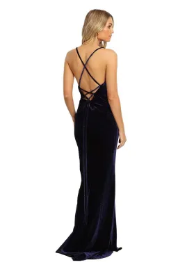Tania Olsen Carlisle Gown in Navy Size 6 for rent on The Volte - image 3